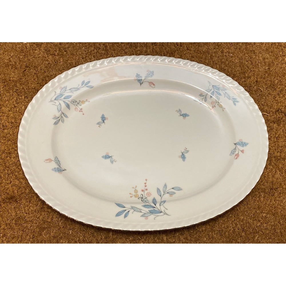 Franconia Krautheim Laurel Oak 13.75" Platter SELO Bavaria Germany EUC Vintage